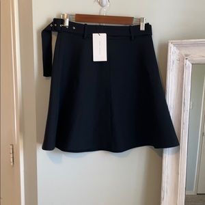 Zara black Mini Skirt with belt